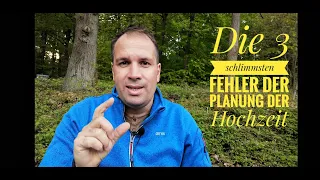 Die 3 schlimmsten Fehler der Planung der Hochzeit