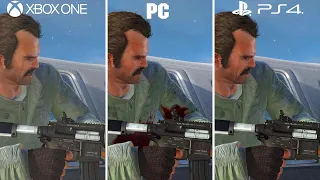 Grand Theft Auto 5 PC vs PS4 vs XBOX1 Graphic Comparison (1080p) GTA 5