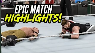 MITB 2015 John Cena vs Kevin Owens | Epic Match Highlights!