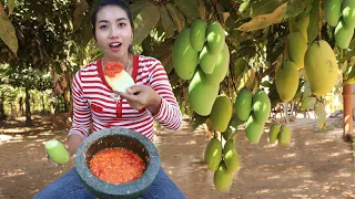 Amazing cooking shrimp paste with mango and chili salt recipe - Amazing video