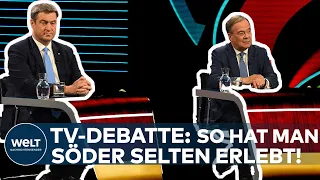 BUNDESTAGSWAHL 2021: TV-DEBATTE - So hat man CSU-Chef Markus Söder selten erlebt I WELT News