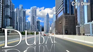 4K-UHD DUBAI CITY DRIVE || DOWNTOWN || UNITED ARAB EMIRATES 29-07-2023