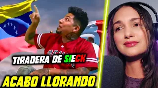 VENEZOLANA REACCIONA a TIRADERA de SIECK a VENEZOLANO y ACABA LLORANDO💔🇲🇽🇻🇪😭 *El país que los akoge*