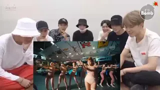 BTS reaction to Hwasa 'I Love My Body' official music video