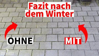 Steinimprägnierung - Unser Fazit nach dem Winter! Kein Grünbelag mehr auf unserem Pflaster?