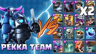 PEKKA + MINI PEKKA vs ALL CARDS X2 (2V2) - Clash Royale Challenge #359