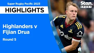 Highlanders v Fijian Drua Highlights | Round 5 | Super Rugby Pacific 2023