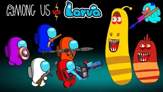 Among Us vs Larva.exe - 어몽어스 VS 좀비 애니메이션 - Cookies Among Us Zombie Animation