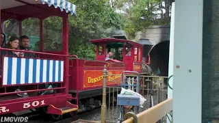 [4K] Disneyland Railroad Rainy Day - Disneyland, California | 4K 60FPS POV