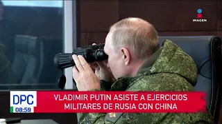 Vladimir Putin asiste a ejercicios militares conjuntos entre Rusia y China | De Pisa y Corre