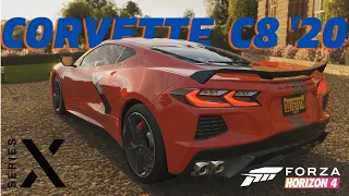 FH4 CORVETTE C8 Gameplay // Forza Horizon 4 - Driving the New Mid Engine Corvette C8!!