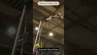 Men’s Pole Vault Dramatic Slow Motion #shorts