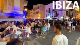 Travel destination IBIZA WALK  - Old City IBIZA Tour 4K Spain Ibiza At Night