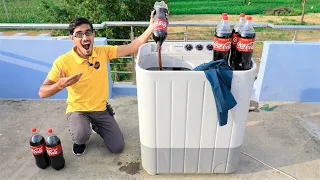 Can We Wash Cloths With Coca Cola? क्या कोका कोला में कपडे धुलेंगे? Awesome Experiment