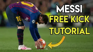 How To Shoot Like Lionel Messi | Free Kick Tutorial | Quick and Easy