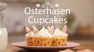 Oster-Cupcakes mit Frischkäse-Frosting und Eierlikör