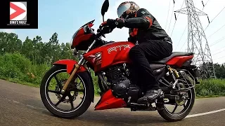 RTR 180 Matte Red Review, First Ride, Walkaround #Bikes@Dinos