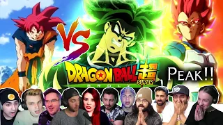 ⚡BROLY VS GOKU & VEGETA🔥"This Blown Their Minds"REACTION MASHUP PART2 Dragon Ball Super Broly(ドラゴンボー