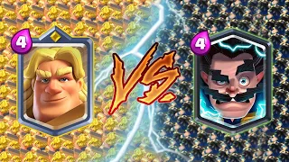 GOLDEN KNIGHT Vs ELECTRO WIZARD - Clash Royale Challenge #338