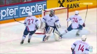 Goran Bezina Destroys Anthony Guttigi | Switzerland vs. France IIHF WC Ice Hockey  2012