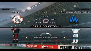 PES 6 - Ajax vs Olympique de Marseille / PS2