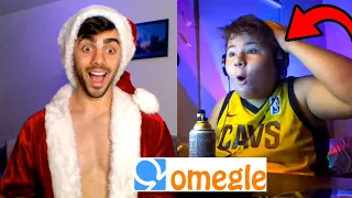 REACCIONES GRACIOSAS EN OMEGLE! #11 (version navideña)