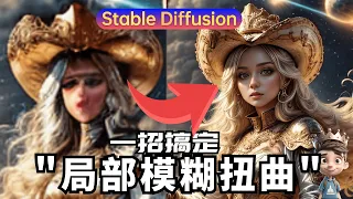 【Stable Diffusion】局部修复高效小妙招 一招让你消除烦恼！