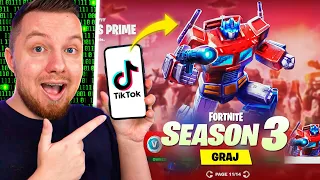 Testuję ZAKAZANE LIFEHACKI z TikToka w Fortnite! (PRZECIEKI)