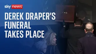 Watch: Elton John, Tony Blair and Richard Madeley attend Derek Draper's funeral