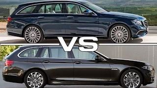 2017 Mercedes E-Class Estate vs BMW 5 Series Touring