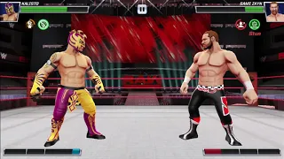 Kalisto VS Sami Zayn WWE Mayhem
