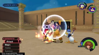 Kingdom Hearts 1.5 Hercules Cup (Cloud Fight)