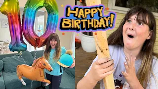 AWESOME HORSE THEMED BIRTHDAY HAUL | ALIYAH TURNS 10