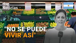 ARGENTINA: La INFLACIÓN supera los TRES DÍGITOS y se sitúa en el 102%, la MÁS ALTA desde 1991 | RTVE