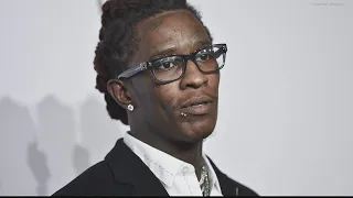 Artists rally behind rapper Young Thug as he's behind bars