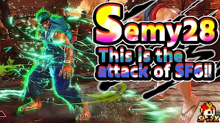 semy28 This is how SF6 Ryu attacks!! sf6 SF6 StreetFighter6 sfvi SFWX 4K