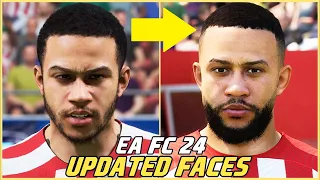 EA SPORTS FC 24 | ALL UPDATED REAL FACES COMPARISON!