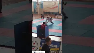 Бросковая техника в Карате WKF .Данилова Софья