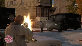 GTA 4 - Russian Mafia Shootout + Six Star Escape