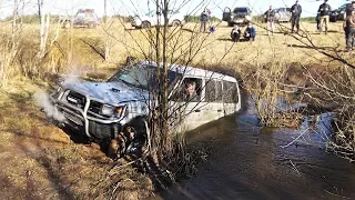 Захватывающее бездорожье! Почему Паджеро не лодка? Большая вода.