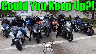 Racing Into The City 😮‍💨 | Ninja H2, R1M, S1000rr, ZX10r, GSXR 1000, CBR1000rrr, R6, 1299 Panigale