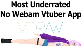 VDraw: Most underrated Vtuber App! Full walkthrough (No webcam needed)