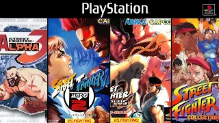 Street Fighter Games for PS1