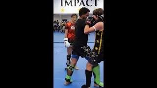 Stamp Fairtex USA Tour | Sweep Lesson | #shorts #impactallday #muaythai #nakmuay #boxing #kickboxing