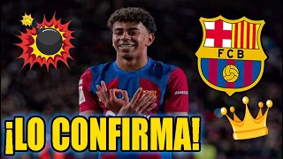 ¡BOMBAZO CON LAMINE YAMAL! ¡BRUTAL NOTICIA! ¡LO CONFIRMA! | NOTICIAS DEL FC BARCELONA HOY