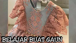 TUTORIAL GAUN BROKAT ( PECAH POLA )