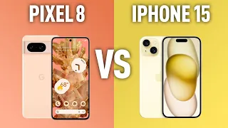 Google Pixel 8 vs iPhone 15