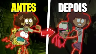 Amphibia | PILOTO vs ORIGINAL (Sasha e Marcy KKKKKKK)