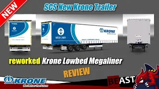 ETS2 (1.31) | trailer mod "SCS New Krone Trailer Reworked Krone Lowbed Megaliner" (for v1.31)