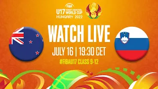 Full Basketball Game | New Zealand v Slovenia | FIBA U17 Women's Basketball World Cup 2022